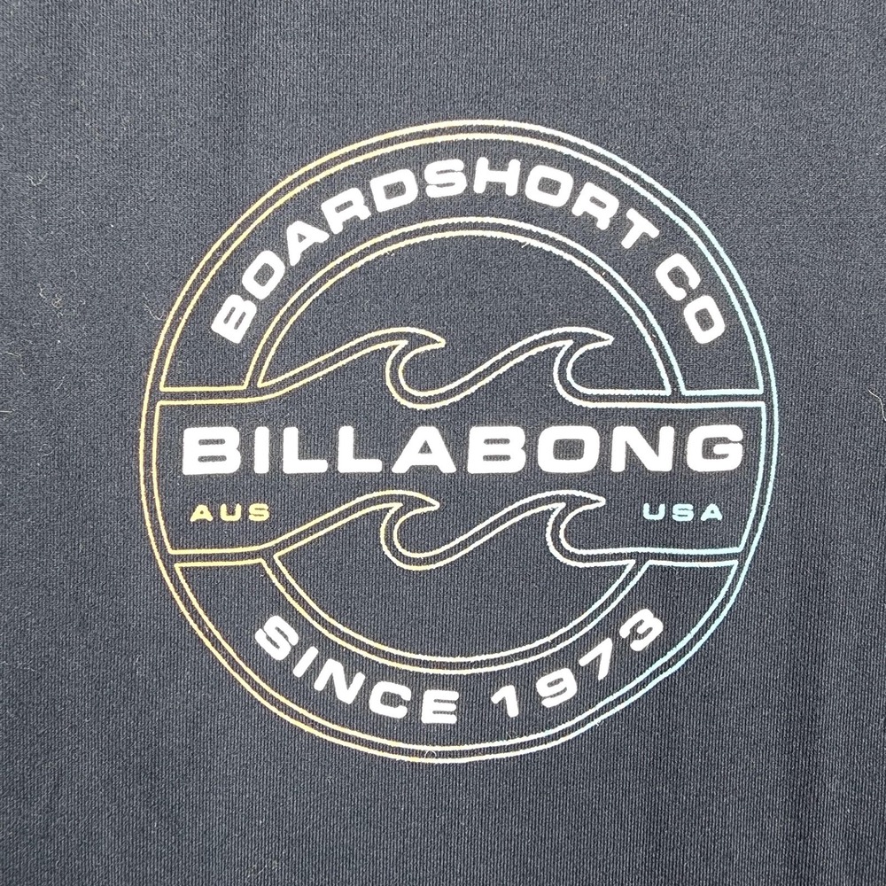 Billabong Shirt Mens Large Blue UVSURF UPF 50+ Long Sleeve Surf Graphic Tee - Picture 3 of 9